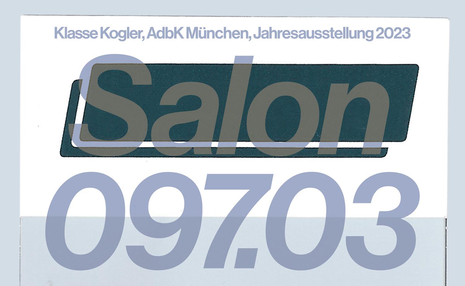 Klasse Kogler, Salon 097.03, Jahresausstellung 2023