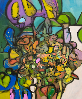 Ohne Titel, 145x120, Öl & Acryl auf Leinwand, 2023