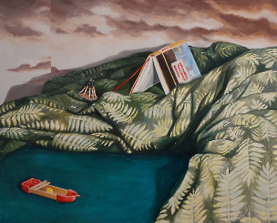 Aber so wars dann auch gut, 120x150, Öl auf Leinwand, 2023