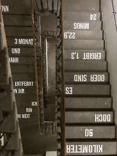 Unsere Lebensspanne angelegt auf die Entfernung in Kilometern